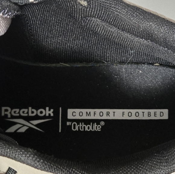 Reebok Nanoflex Comfort Foottbed Ortholite Tan & Black Womens 7 Sneakers - Picture 9 of 9